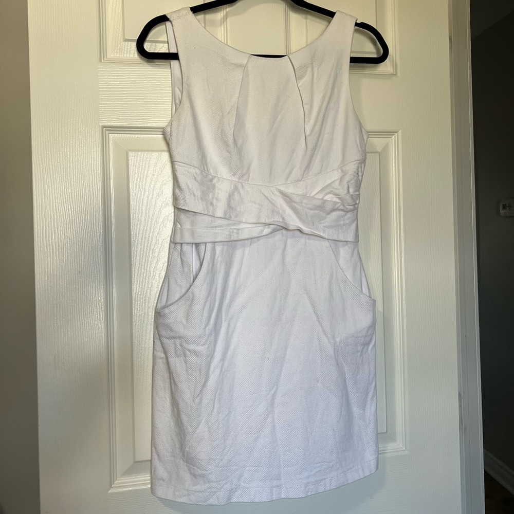 Teeze Me White Dress with Pockets